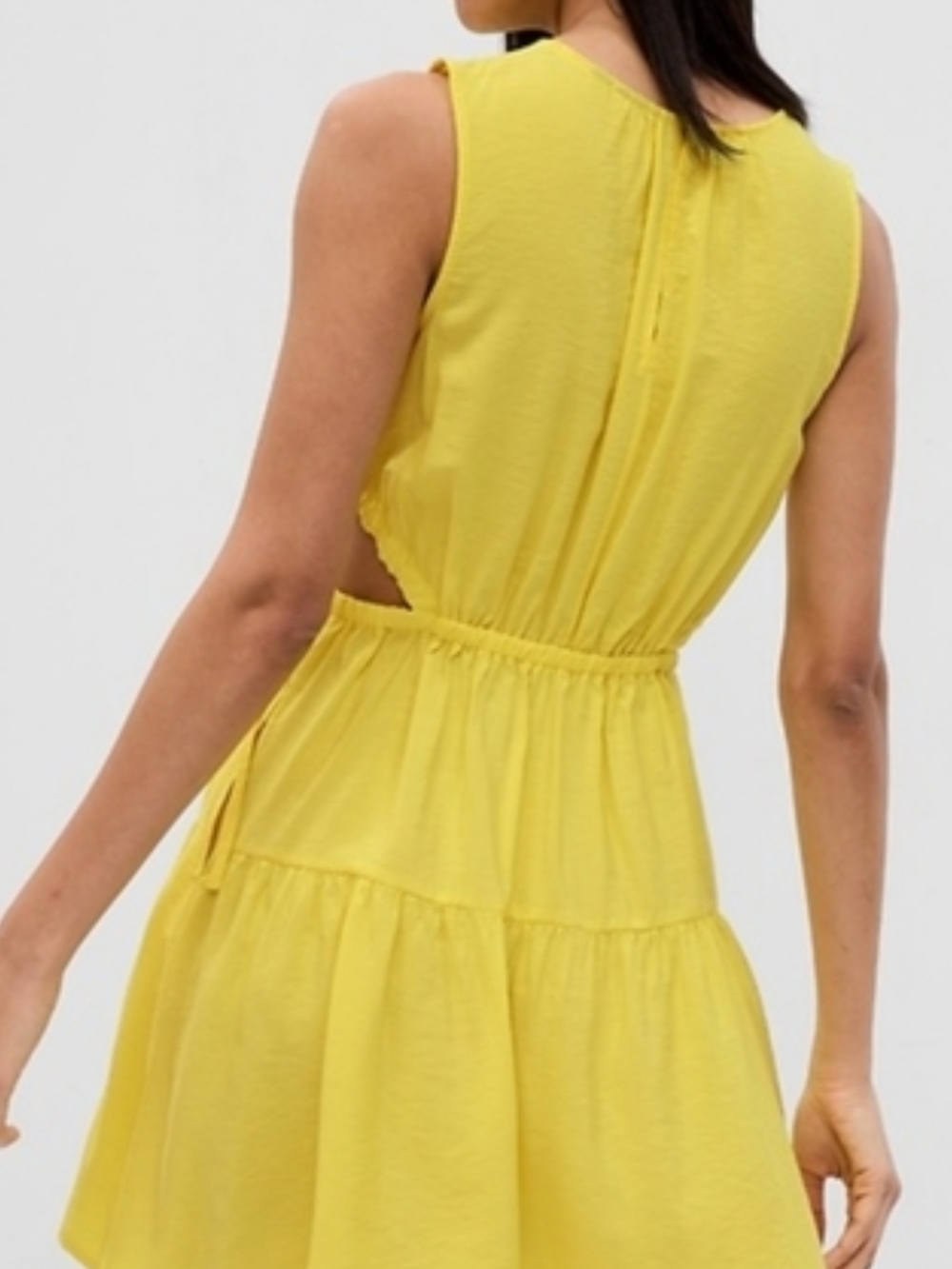 GAP NWOT Bright Yellow Dress M Tall